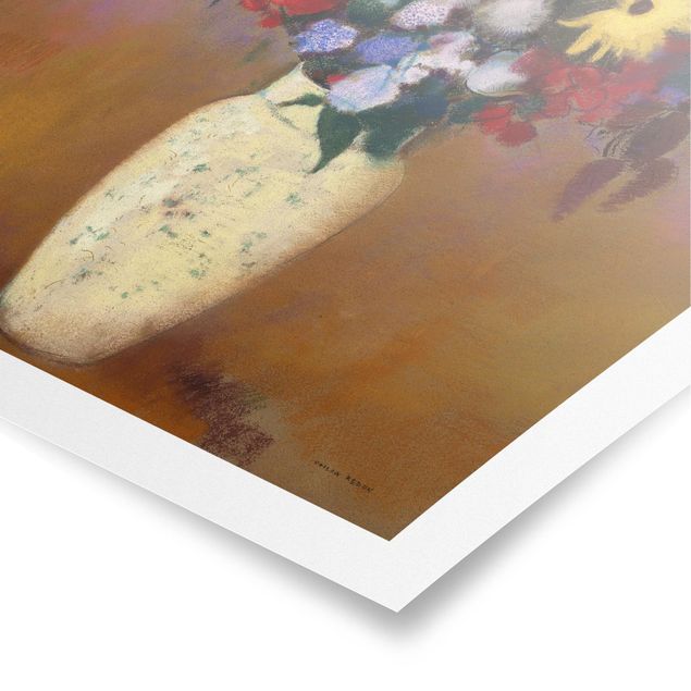 Obrazy kwiatowe Odilon Redon - Kwiaty w wazonie