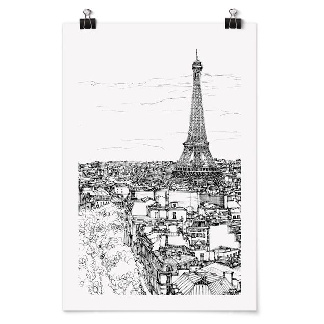 Paryż obraz Studium miasta - Paryż