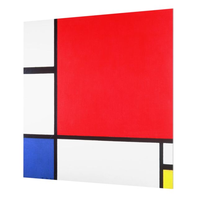 Reprodukcje dzieł sztuki Piet Mondrian - Kompozycja Czerwony Niebieski Żółty