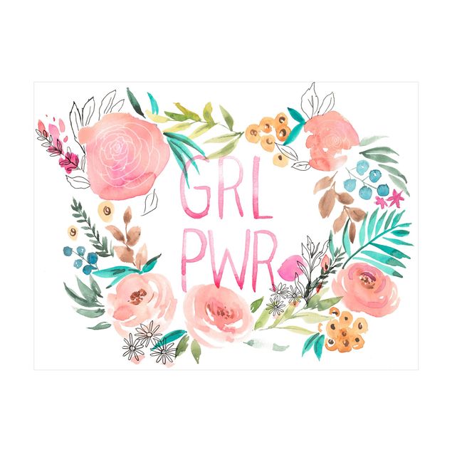 dywan w kwiaty Pink Blossoms - Girl Power