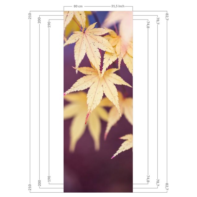 Tylna ścianka prysznicowa - Autumn Maple Tree