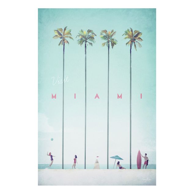 Obrazy do salonu nowoczesne Plakat podróżniczy - Miami