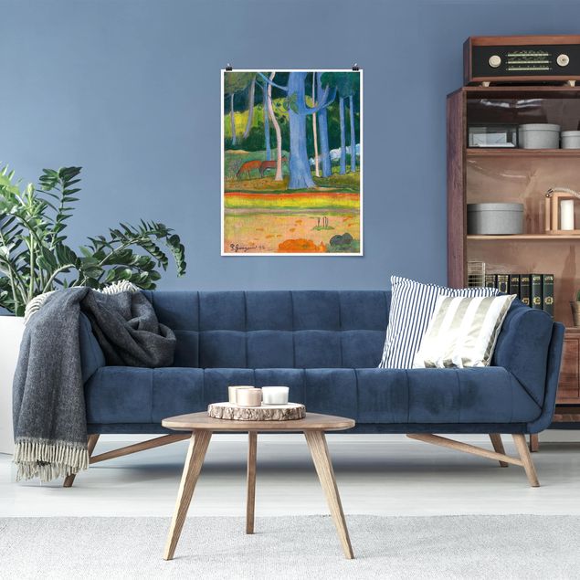Obrazy do salonu Paul Gauguin - Pejzaż leśny
