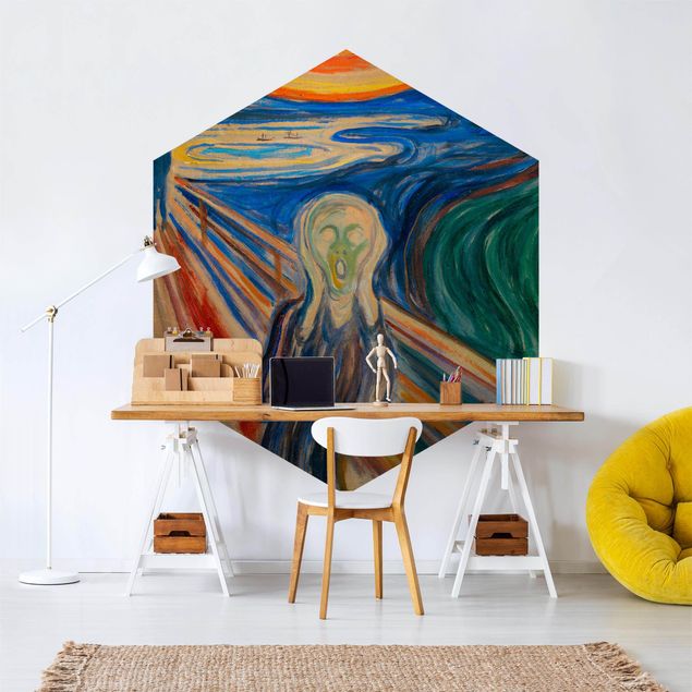 Postimpresjonizm obrazy Edvard Munch - Krzyk