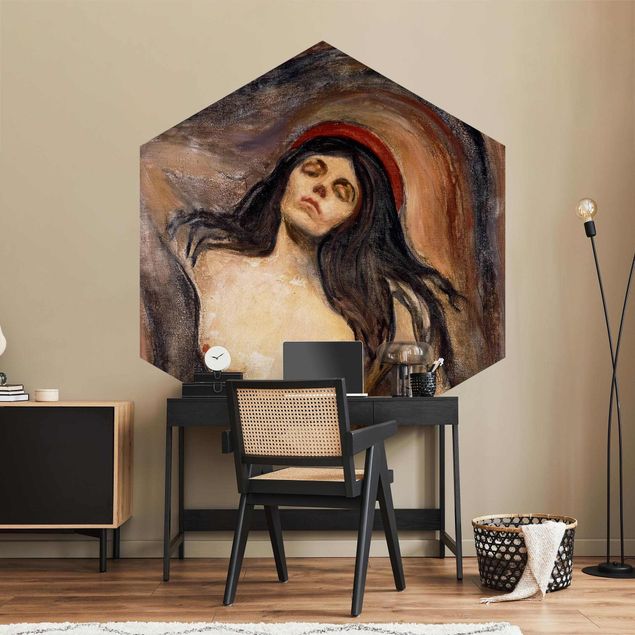 Fototapeta brązowa Edvard Munch - Madonna