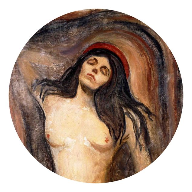 Brązowa tapeta Edvard Munch - Madonna