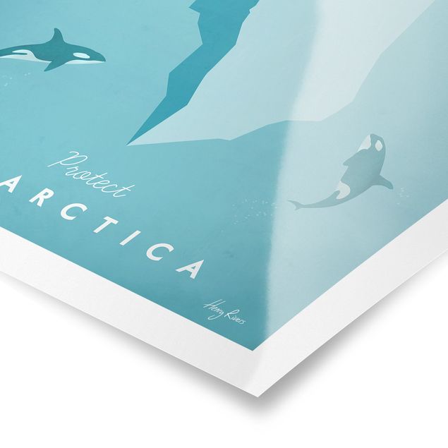 Obrazy ryby Plakat podróżniczy - Antarktyda