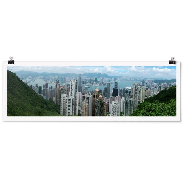 Plakaty architektura Watching HongKong