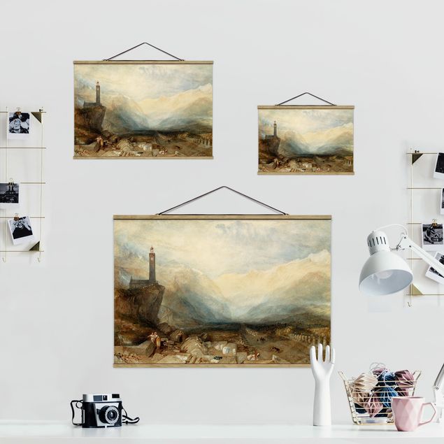 Obrazy na ścianę krajobrazy William Turner - Przełęcz Splügen