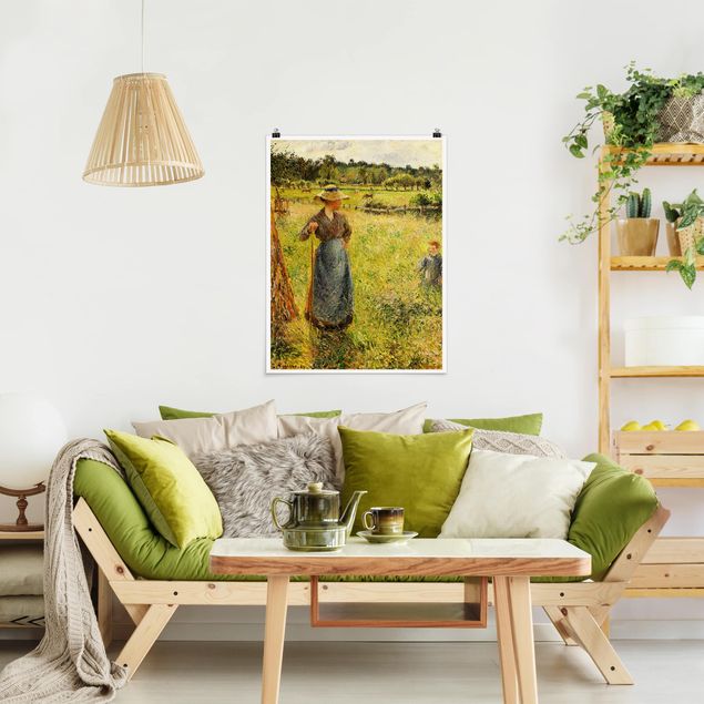 Obrazy do salonu nowoczesne Camille Pissarro - Żona hochsztaplera