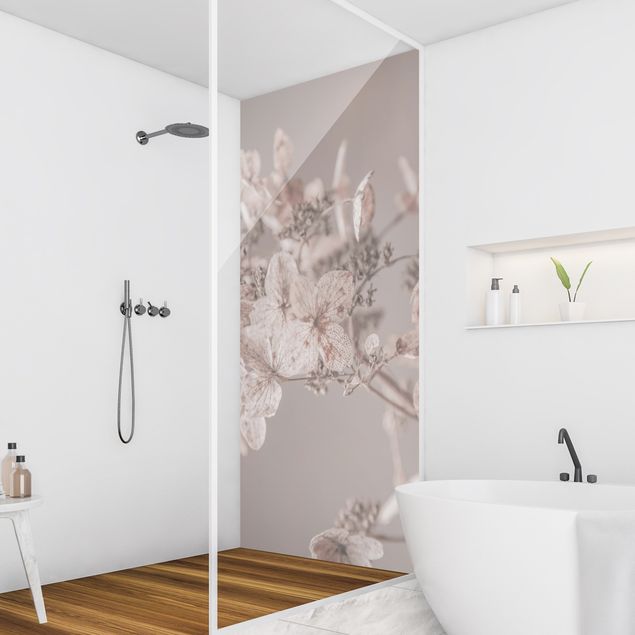 Panele ścienne do łazienki Delicate White Hydrangea
