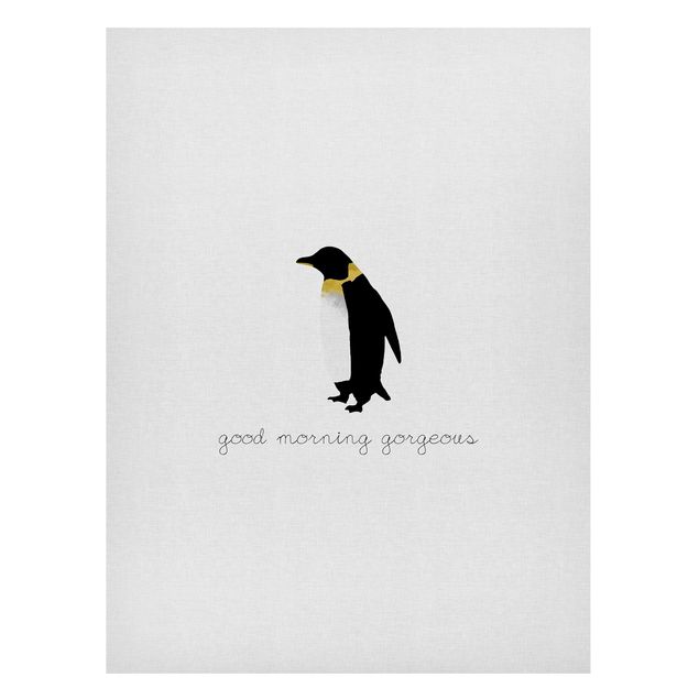 Obrazy powiedzenia Cytat pingwina Good Morning Gorgeous