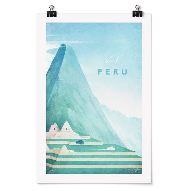 Obrazy krajobraz Plakat podróżniczy - Peru