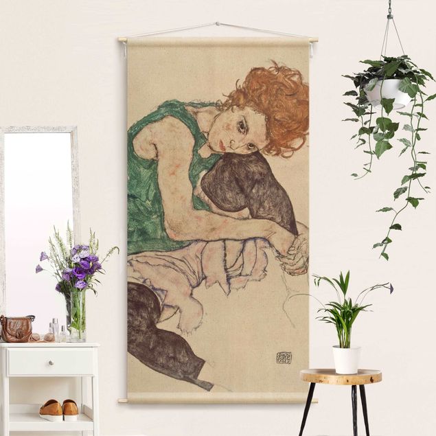 Ekspresjonizm obrazy Egon Schiele - Sitting Woman With Bent Knee