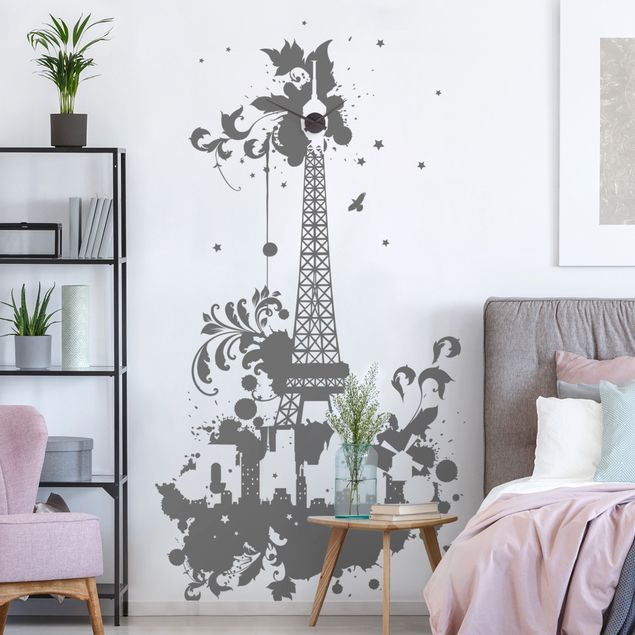Naklejki na ścianę Paryż Wieża Eiffla