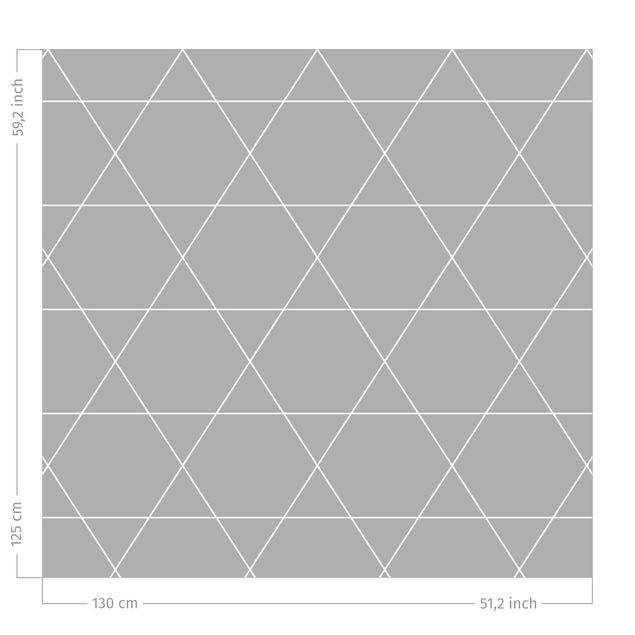 Dekoracja do kuchni Simple Rhombic Pattern White