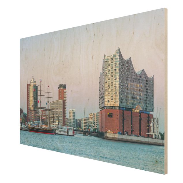 Obrazy z drewna Elbphilharmonie Hamburg