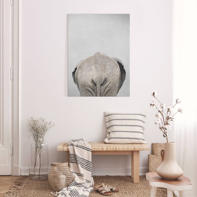 Obrazy do salonu nowoczesne Elephant From Behind