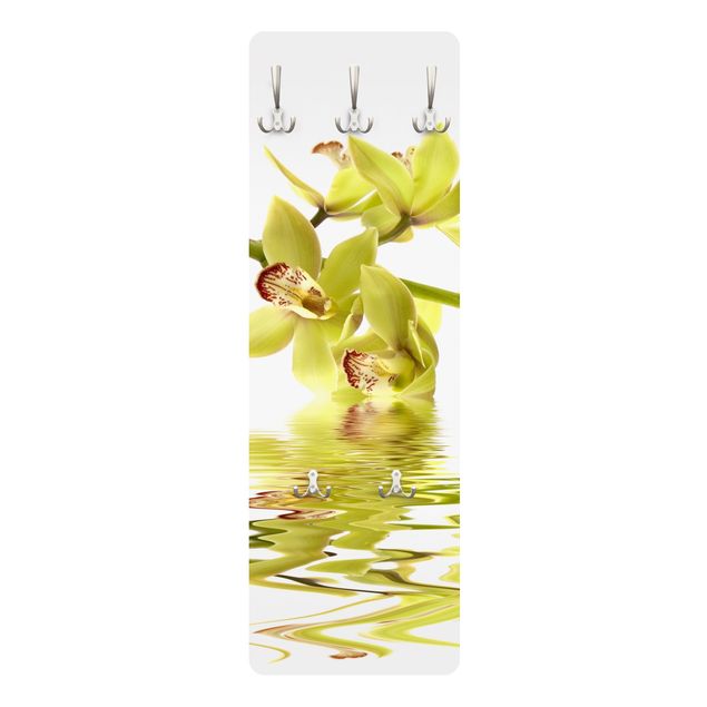 Wieszak ścienny - Eleganckie wody orchidei