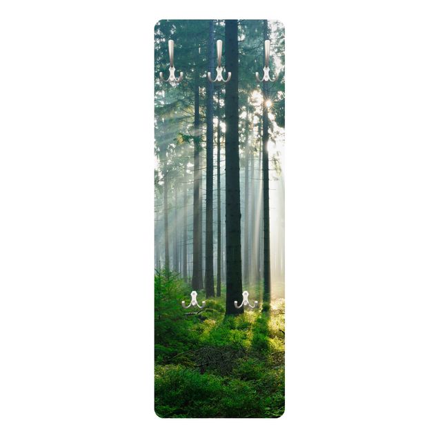 Wieszak ścienny - Świetlany las