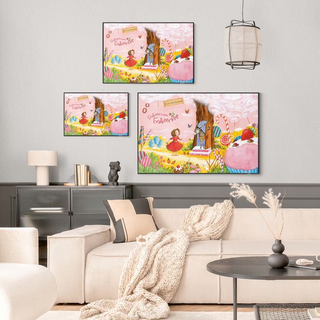 Kolorowe obrazy Truskawkowa wróżka - kraina mlekiem i miodem płynąca