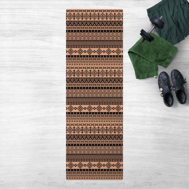 chodnik dywanowy Wzór etno Ludzie Azteków