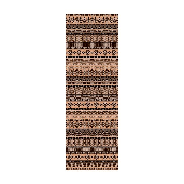 duży dywan Wzór etno Ludzie Azteków