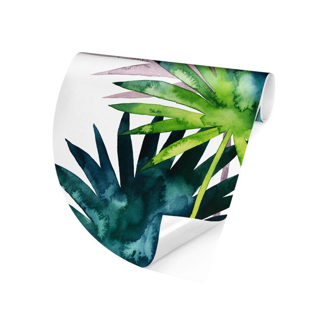 Tapety kwiaty Egzotyczne liście - Fan Palm