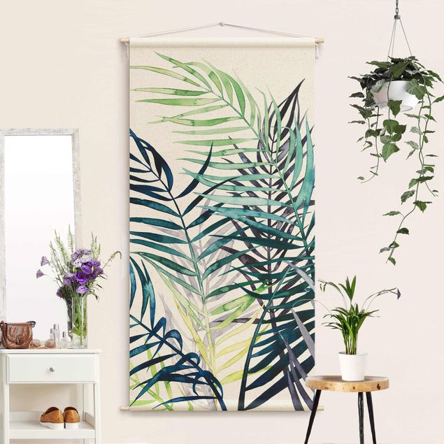 Nowoczesne obrazy do salonu Exotic Foliage - Palm Tree
