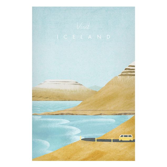 Obrazy do salonu nowoczesne Plakat podróżniczy - Islandia