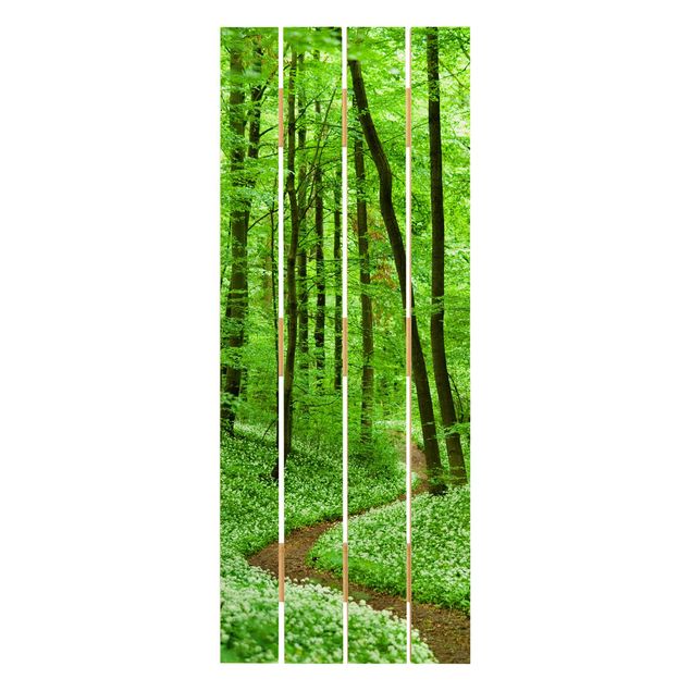 Obraz z drewna - Szlakiem lasów romantycznych