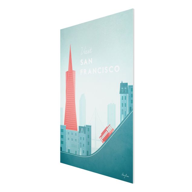 Vintage obrazy Plakat podróżniczy - San Francisco