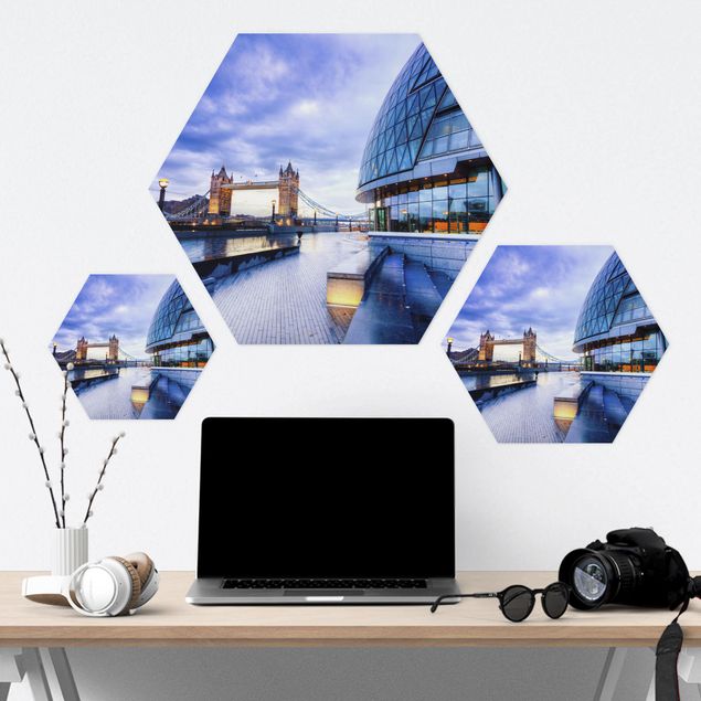 Obraz heksagonalny z Forex - Cityhall London