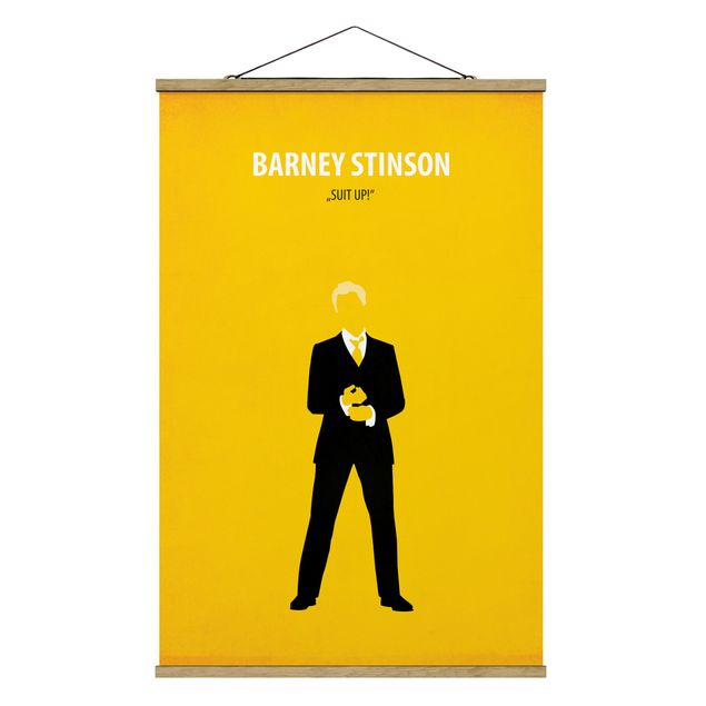 Obrazy portret Plakat filmowy Barney Stinson