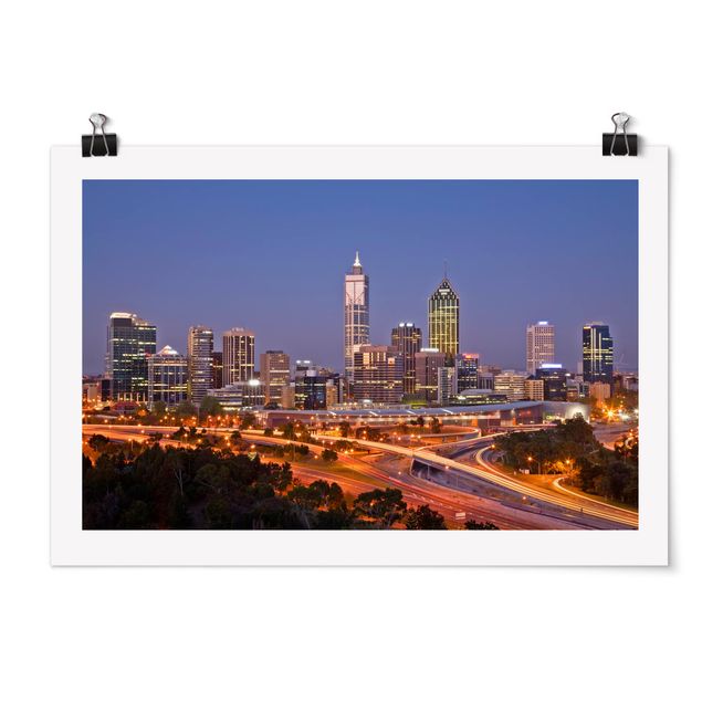 Obrazy nowoczesny Perth Skyline