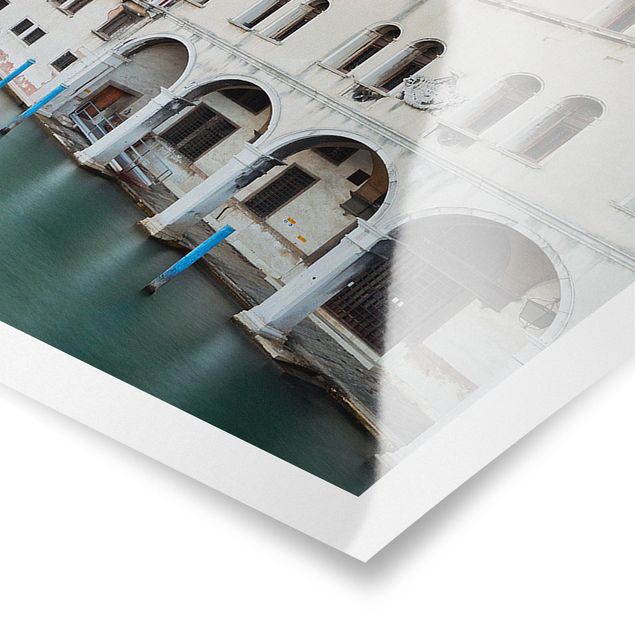 Plakaty architektoniczne Canale Grande Widok z mostu Rialto Wenecja