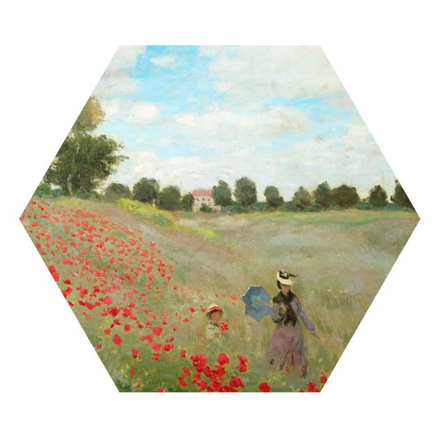 Obrazy impresjonistyczne Claude Monet - Pole maków w pobliżu Argenteuil
