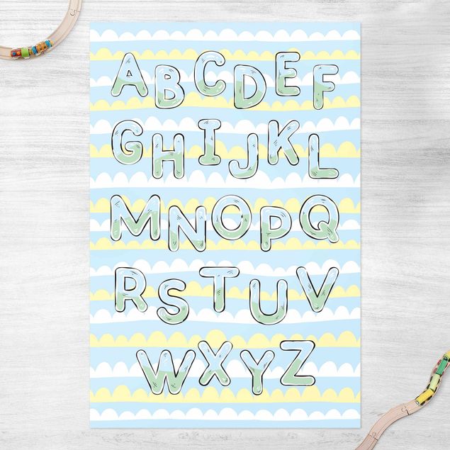 dywany zewnętrzne tarasowe Nauka alfabetu od A do Z