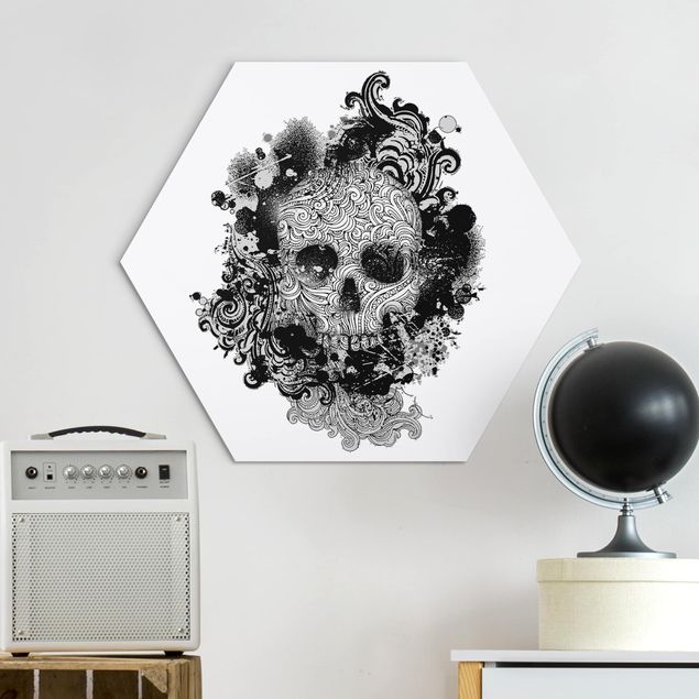 Obrazy do salonu nowoczesne Skull