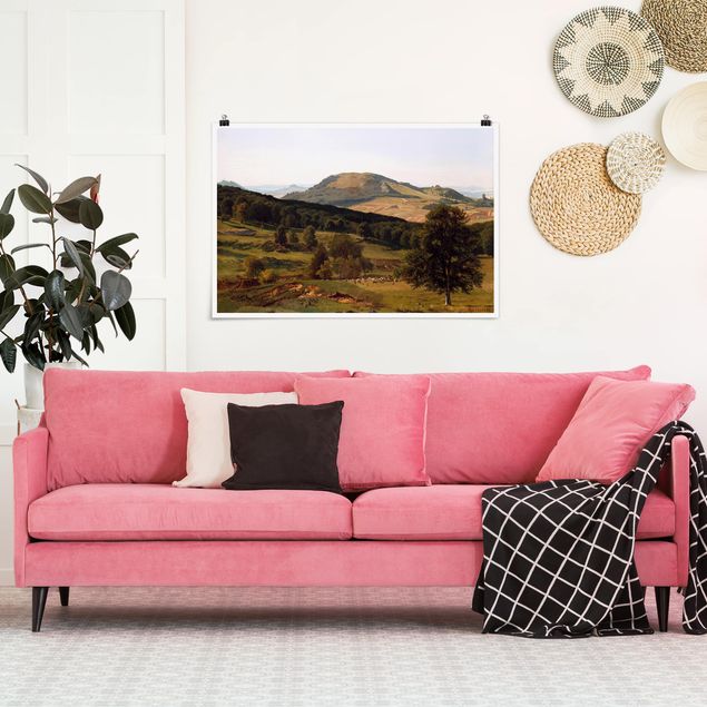 Obrazy do salonu Albert Bierstadt - Góry i doliny