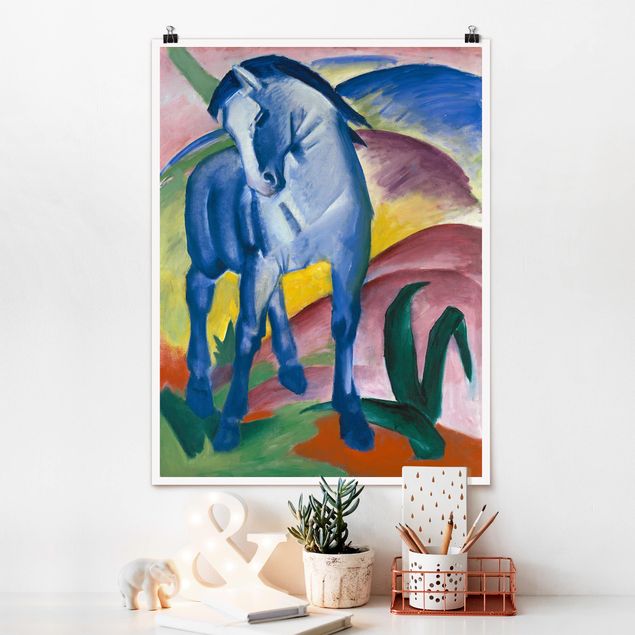 Ekspresjonizm obrazy Franz Marc - Niebieski Horse