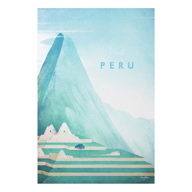 Nowoczesne obrazy do salonu Plakat podróżniczy - Peru