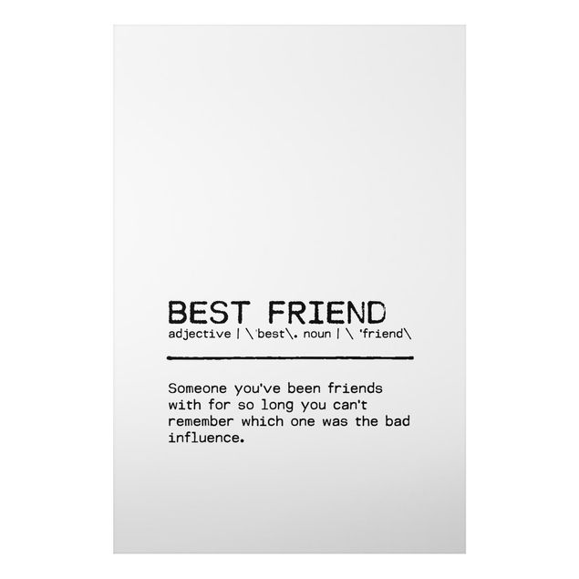 Obrazy nowoczesne Definicja najlepszego przyjaciela