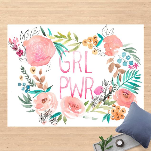 dywany zewnętrzne tarasowe Pink Blossoms - Girl Power