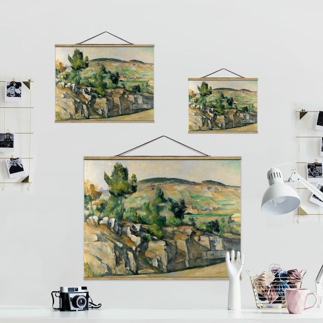 Postimpresjonizm obrazy Paul Cézanne - Pejzaż pagórkowaty