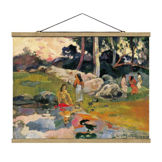 Obrazy impresjonistyczne Paul Gauguin - brzeg rzeki