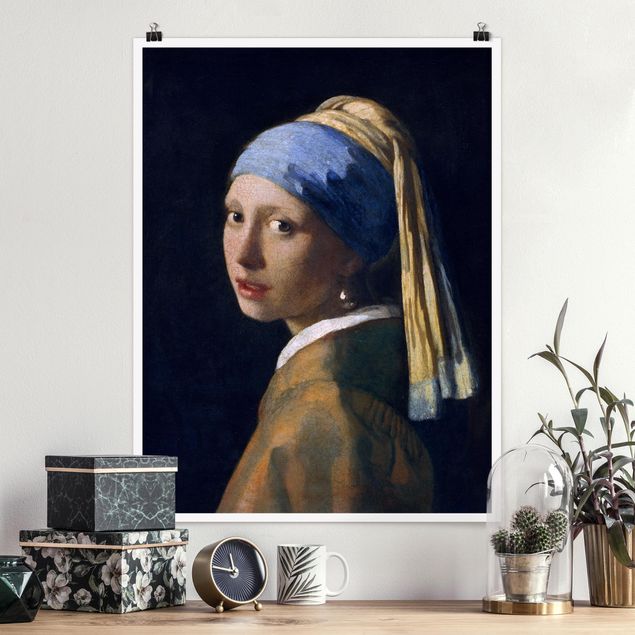 Plakat - Jan Vermeer van Delft - Dziewczyna z perłowymi kolczykami