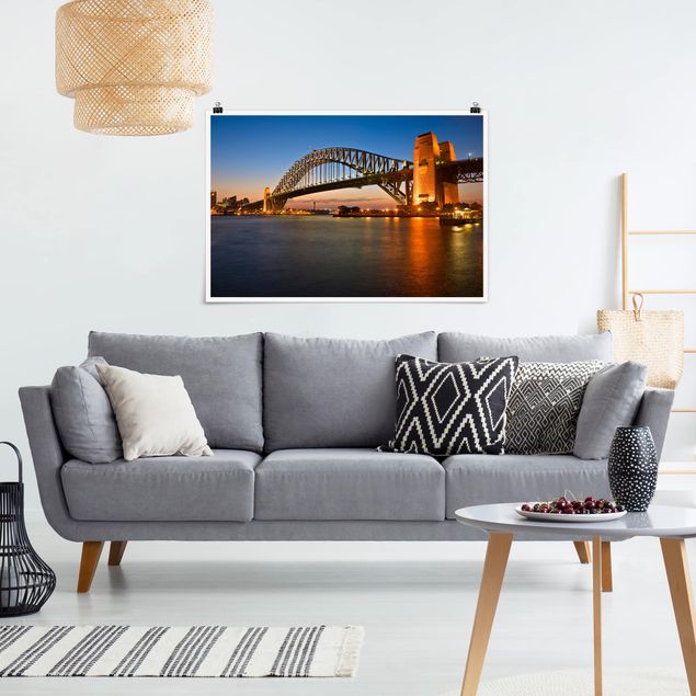 Dekoracja do kuchni Most Harbour Bridge w Sydney