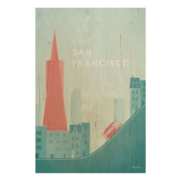 Henry Rivers obrazy Plakat podróżniczy - San Francisco