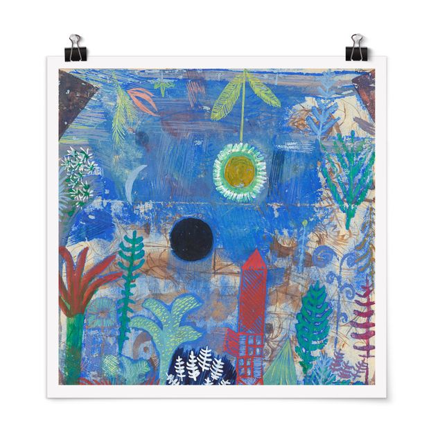 Abstrakcja obraz Paul Klee - Zatopiony pejzaż